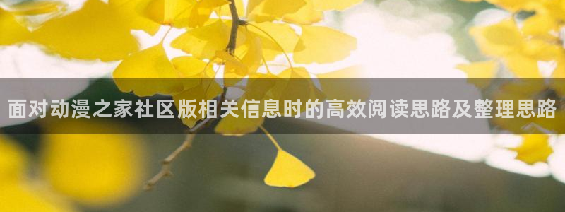 omofun日本动漫推荐:面对动漫之家社区版相关信息时的高效阅读思路及整理思路配图