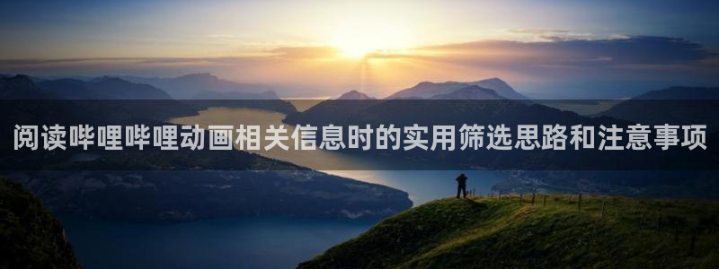 omofun动漫大全在线观看:阅读哔哩哔哩动画相关信息时的实用筛选思路和注意事项配图